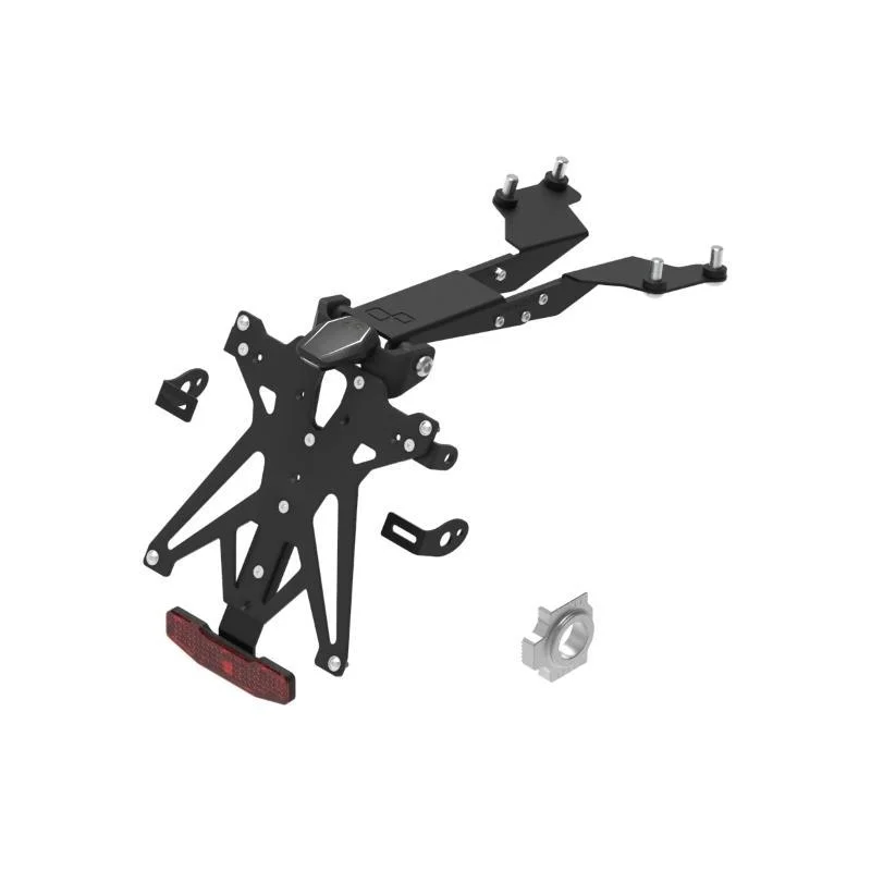 Occasione Kit Portatarga Lightech Regolabile Husqvarna con luce targa e Catadiottro