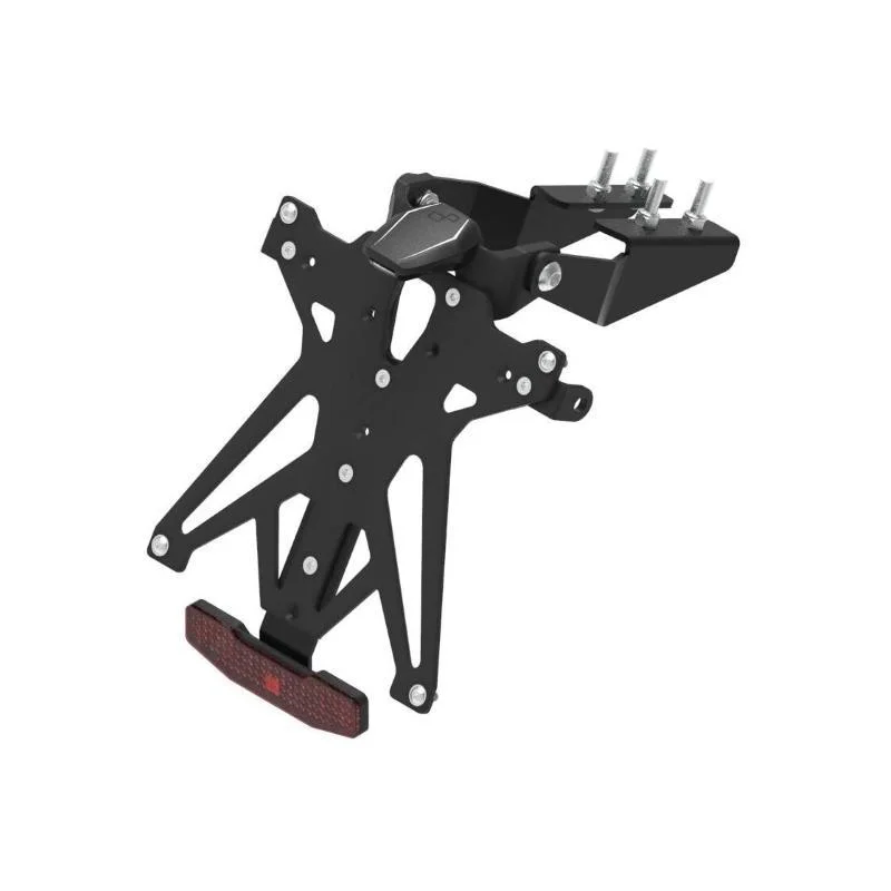 Compra Oggi Stesso Kit Portatarga Lightech Regolabile Kawasaki con luce targa e Catadiottro