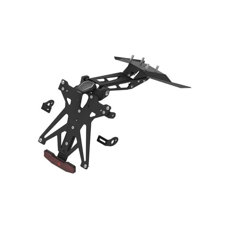 Promo Stagionale Kit Portatarga Lightech Regolabile Kawasaki con luce targa e Catadiottro