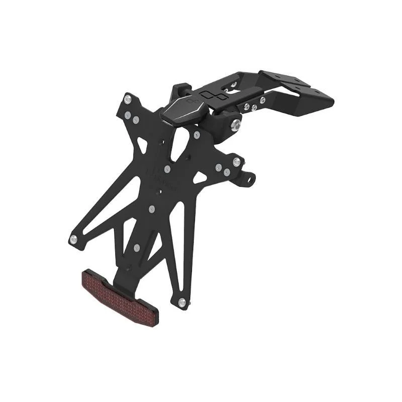 Spedizione Espresso Kit Portatarga Lightech Regolabile Keeway con luce targa e Catadiottro