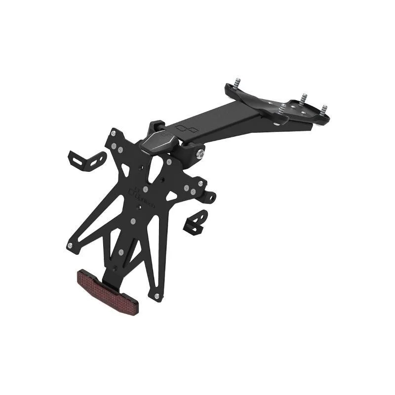 Kit Portatarga Lightech Regolabile Triumph con luce targa e Catadiottro Nuovo Arrivo