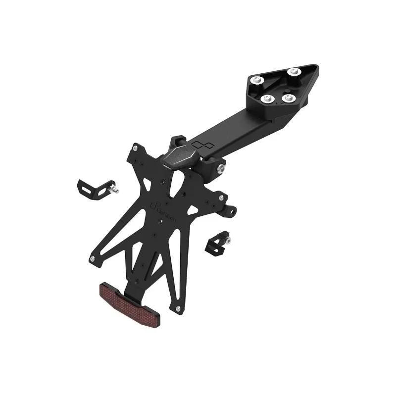 Kit Portatarga Lightech Regolabile Triumph con luce targa e Catadiottro Ultima Occasione