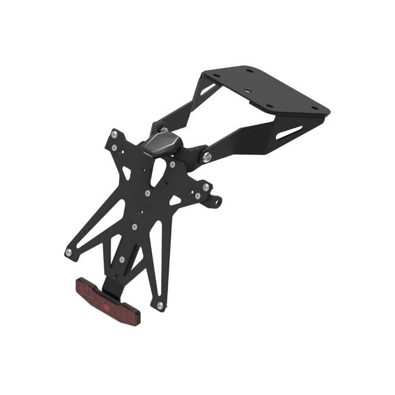 Kit Portatarga Lightech Regolabile Yamaha con luce targa e Catadiottro Popolare