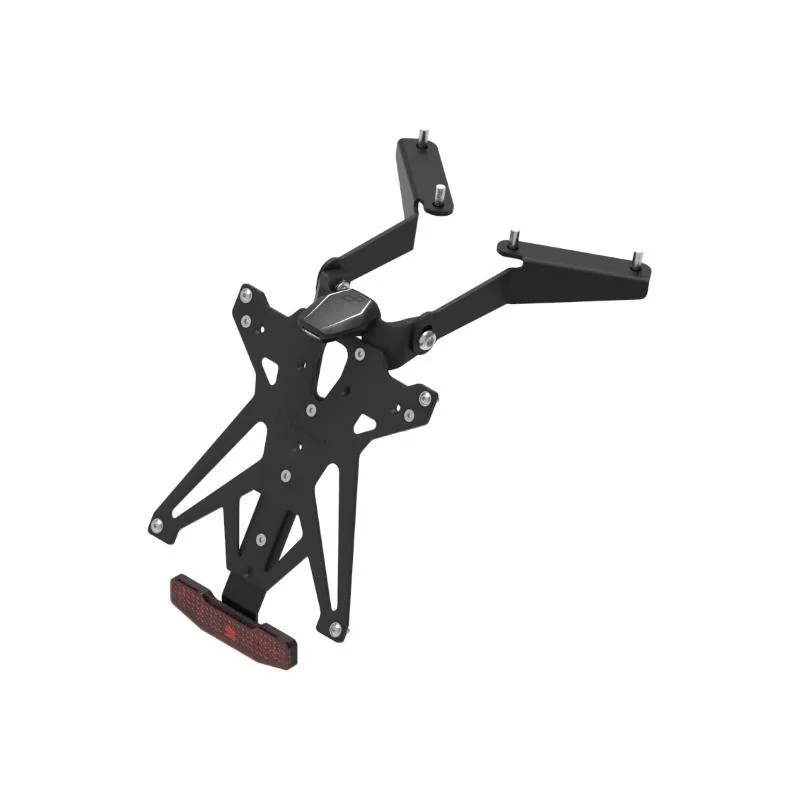 Acquista Ora Kit Portatarga Lightech Regolabile Yamaha con luce targa e Catadiottro