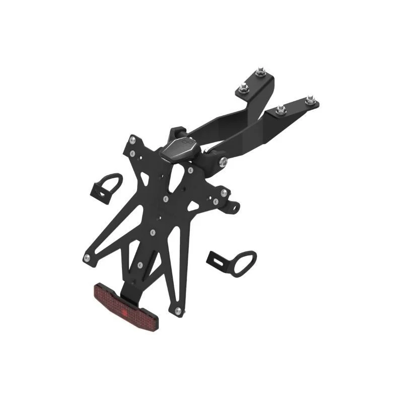 Kit Portatarga Lightech Regolabile Yamaha con luce targa e Catadiottro Nuovo Arrivo