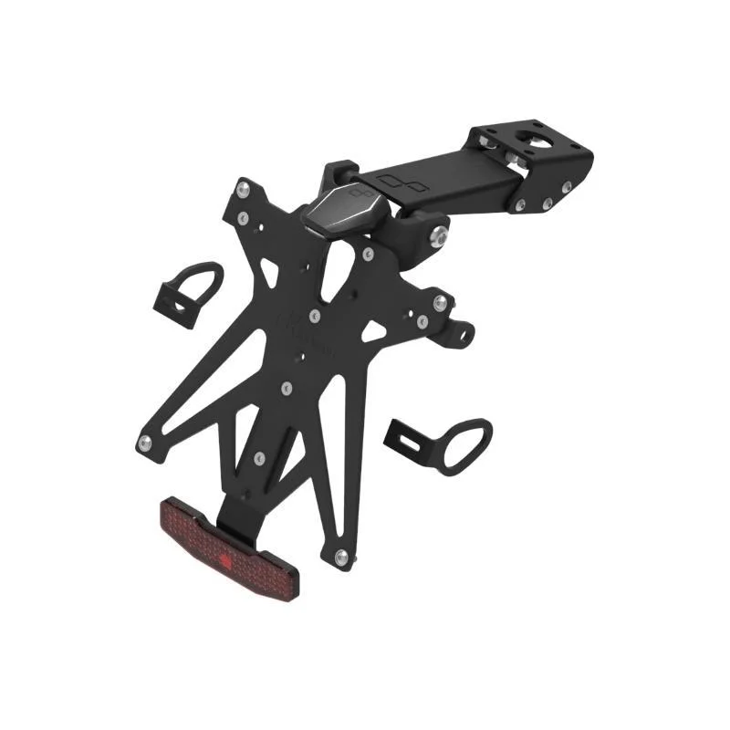 Offerta Speciale Kit Portatarga Lightech Regolabile Yamaha con luce targa e Catadiottro