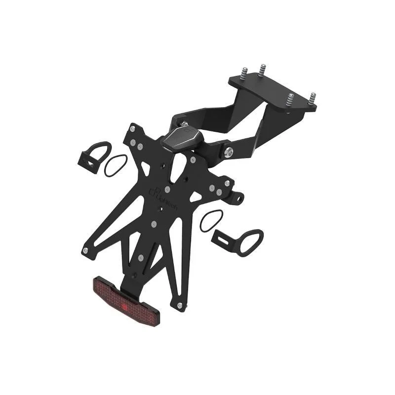 Kit Portatarga Lightech Regolabile Yamaha con luce targa e Catadiottro Miglior Prezzo