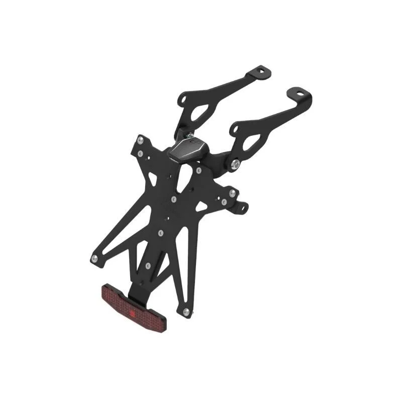 Ultime Pezzi Kit Portatarga Lightech RegolabileYamaha con luce targa e Catadiottro