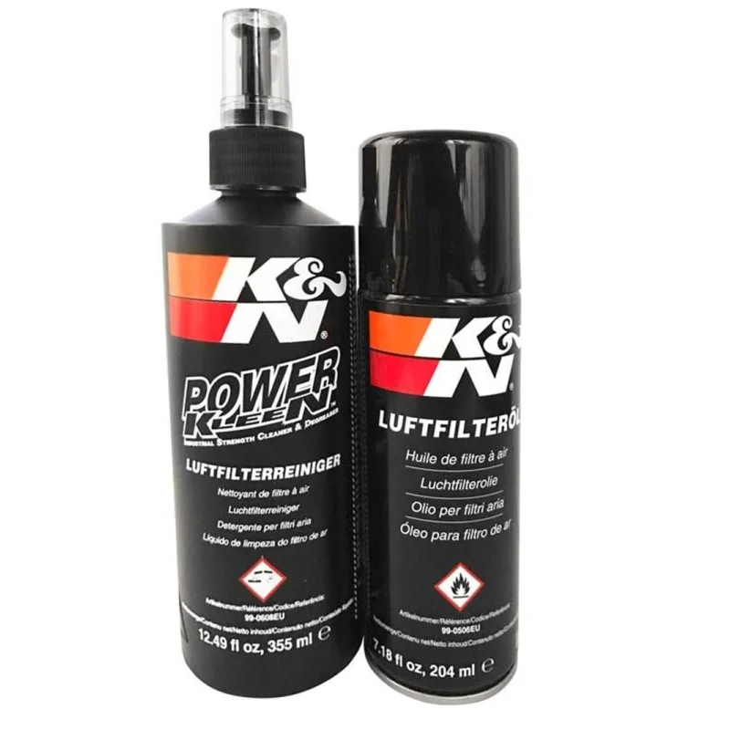Prezzo Ridotto Kit Pulizia Filtri Aria in Cotone K&N 99-5003 Detergente e OLio
